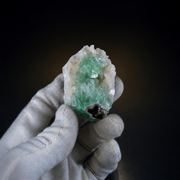 Natural Green Apophyllite Stilbite Heulandite Crystal Lot – 32 PCS – India