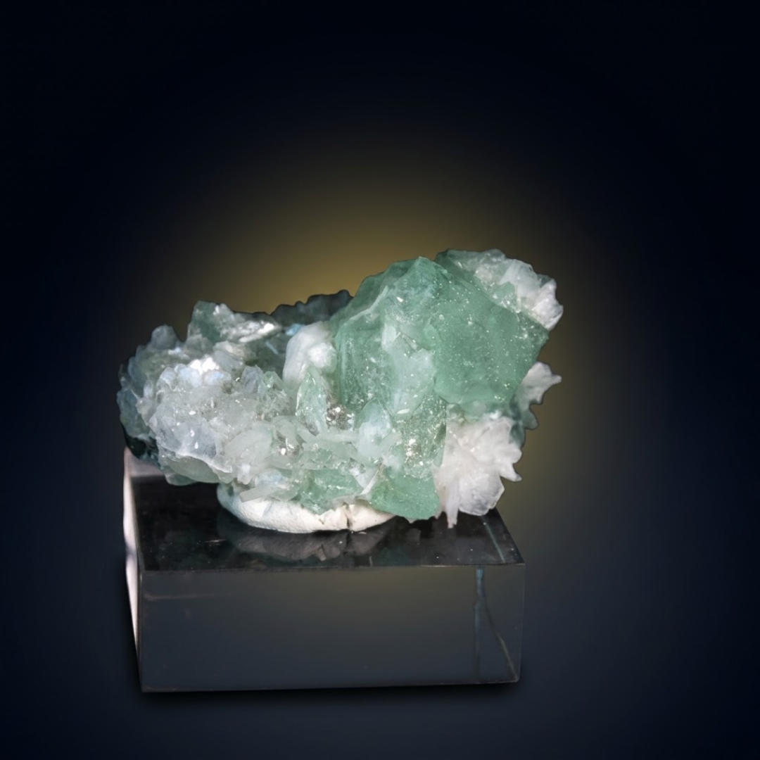 Natural Apophyllite Heulandite Crystal Matrix – Mineral Specimen from India