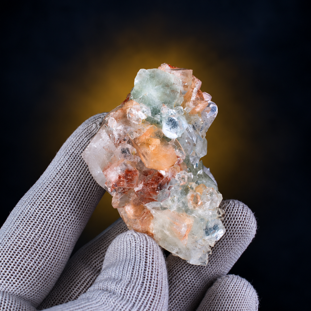 Natural Mixed Stilbite, Apophyllite, Heulandite &amp; Chalcedony Crystal Specimen Lot – 1730g