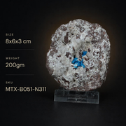 Natural Cavansite Crystal Matrix – Mineral Specimen from India