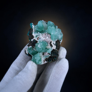 Fluorapophyllite-(K) Green Apophyllite with Stilbite | Collector Mineral | 110g