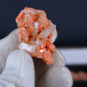 Natural Orange Stilbite with Heulandite Crystal Lot – 54 PCS – Mineral Specimens from India