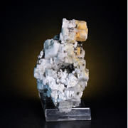 Apatite and Pyrite and Tourmaline specimen — India, 130 g.