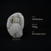 Natural Quartz Crystal Mineral Specimen – India