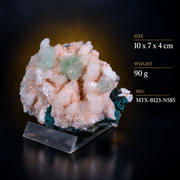 Natural Pink Apophyllite with Heulandite Mineral Specimen – 90g