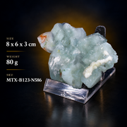 Natural Green Apophyllite Crystal Mineral Specimen – 80g