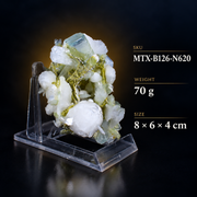 Natural Okenite with Apophyllite &amp; Heulandite Mineral Specimen – 70g