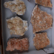 Natural Stilbite Heulandite Crystal Lot – 9 Pieces from India