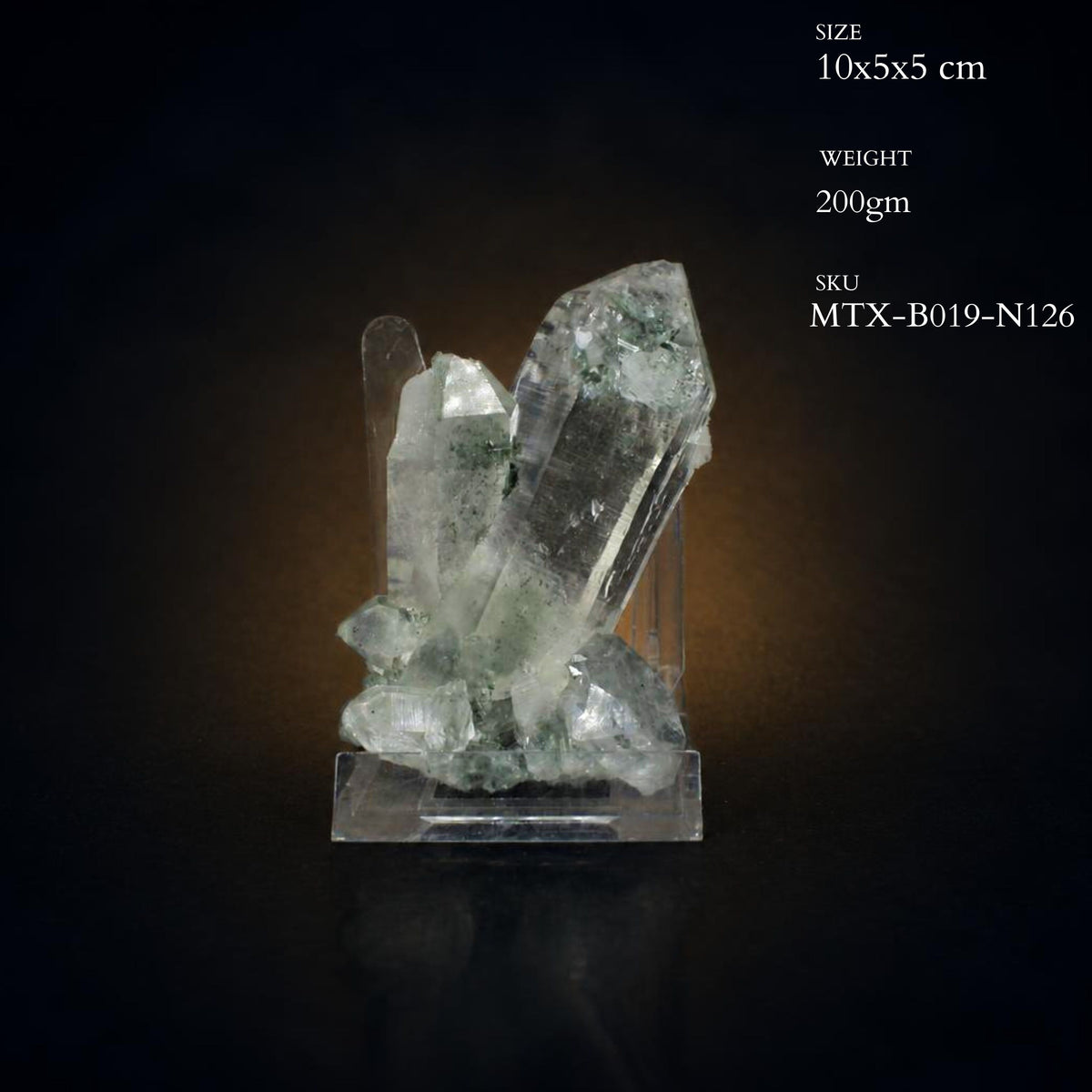 Natural Himalayan Quartz Mineral Specimen  10 × 5 × 5 cm 200 g