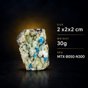 Natural Cavansite Crystal Matrix – Mineral Specimen from India