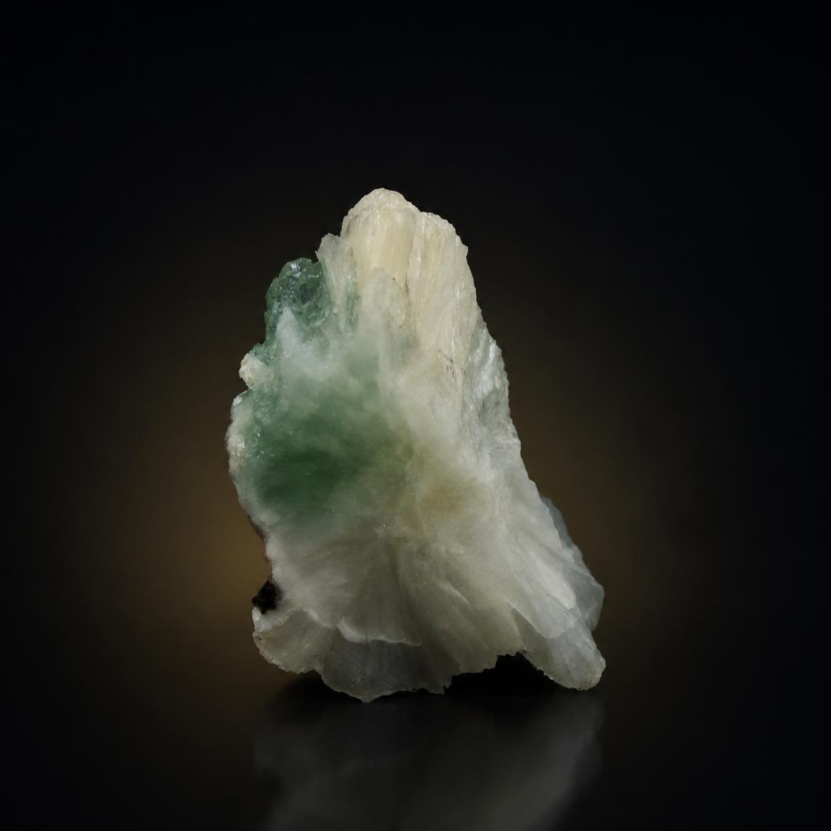 Green Apophyllite with Stilbite on Matrix – Natural Mineral Specimen