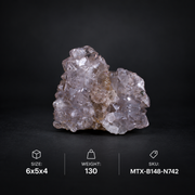 Amethyst Quartz Variety Crystal Cluster  | 6×5×4 cm | 130g