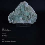 Natural Green Apophyllite, Stilbite with Heulandite Crystal Specimen – India