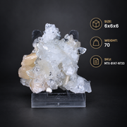Stilbite on Heulandite Crystal Cluster 6×6×5 cm | 70g