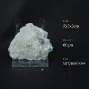 Natural Cavansite Crystal Matrix – Mineral Specimen from India