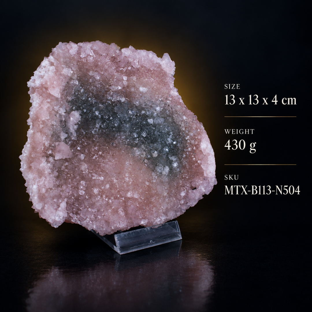 Natural Pink Amethyst Crystal Specimen – 430g