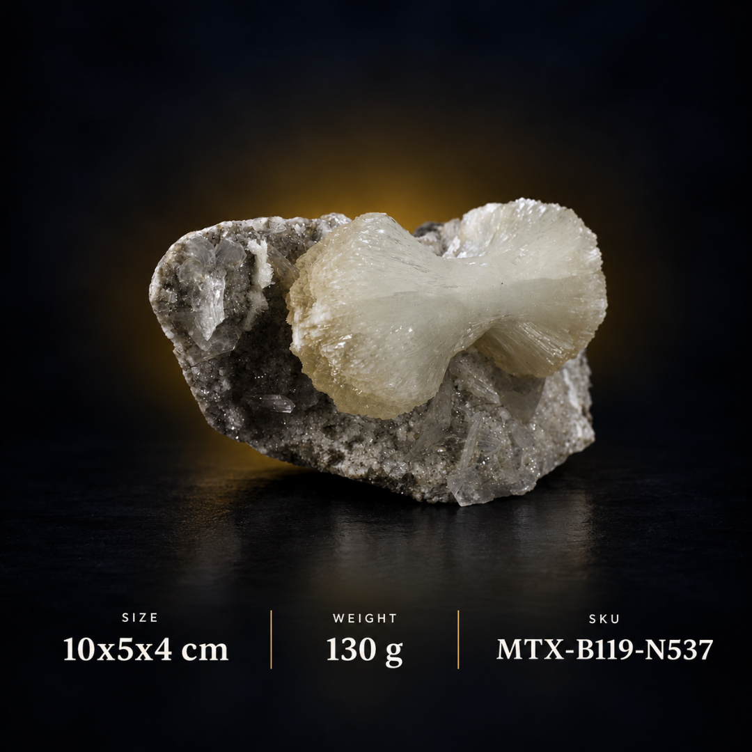 Natural Stilbite Crystal Specimen – 130 g