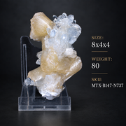 Stilbite on Heulandite Crystal Cluster | 8×4×4 cm | 80g