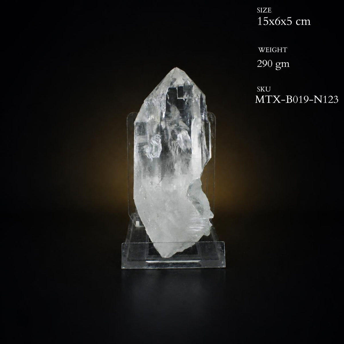 Natural Himalayan Quartz Mineral Specimen  15 × 6 × 5 cm 290 g