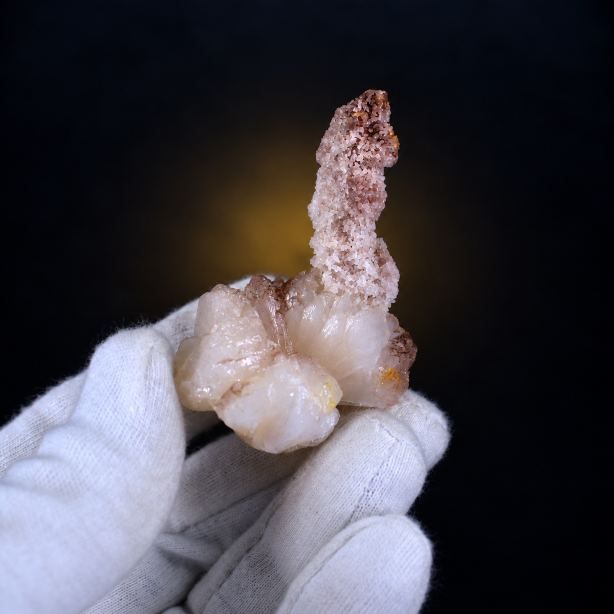Stilbite on Heulandite Crystal Cluster | 6×5×4 cm | 40g