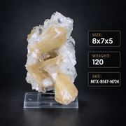 Apophyllite & Stilbite Crystal Cluster | Deccan Traps Maharashtra India | 8×7×5 cm | 120g