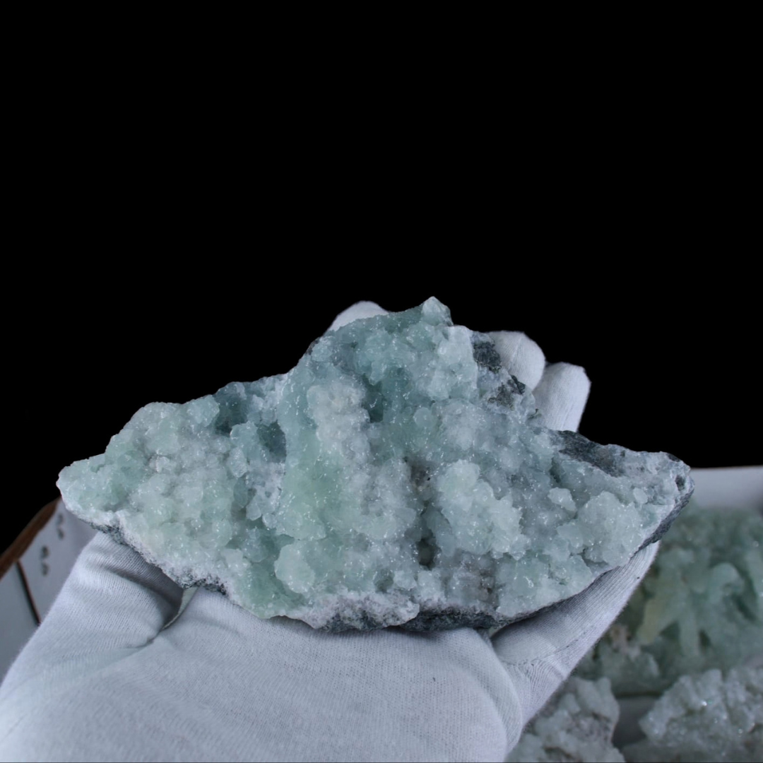 Natural Chalcedony Crystal Lot – 8 PCS – Mineral Specimens from India