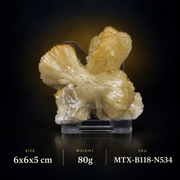 Natural Stilbite Mineral Specimen – 80g