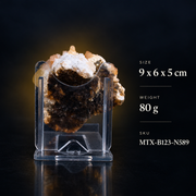 Natural Stilbite with Calcite Mineral Specimen – 80g