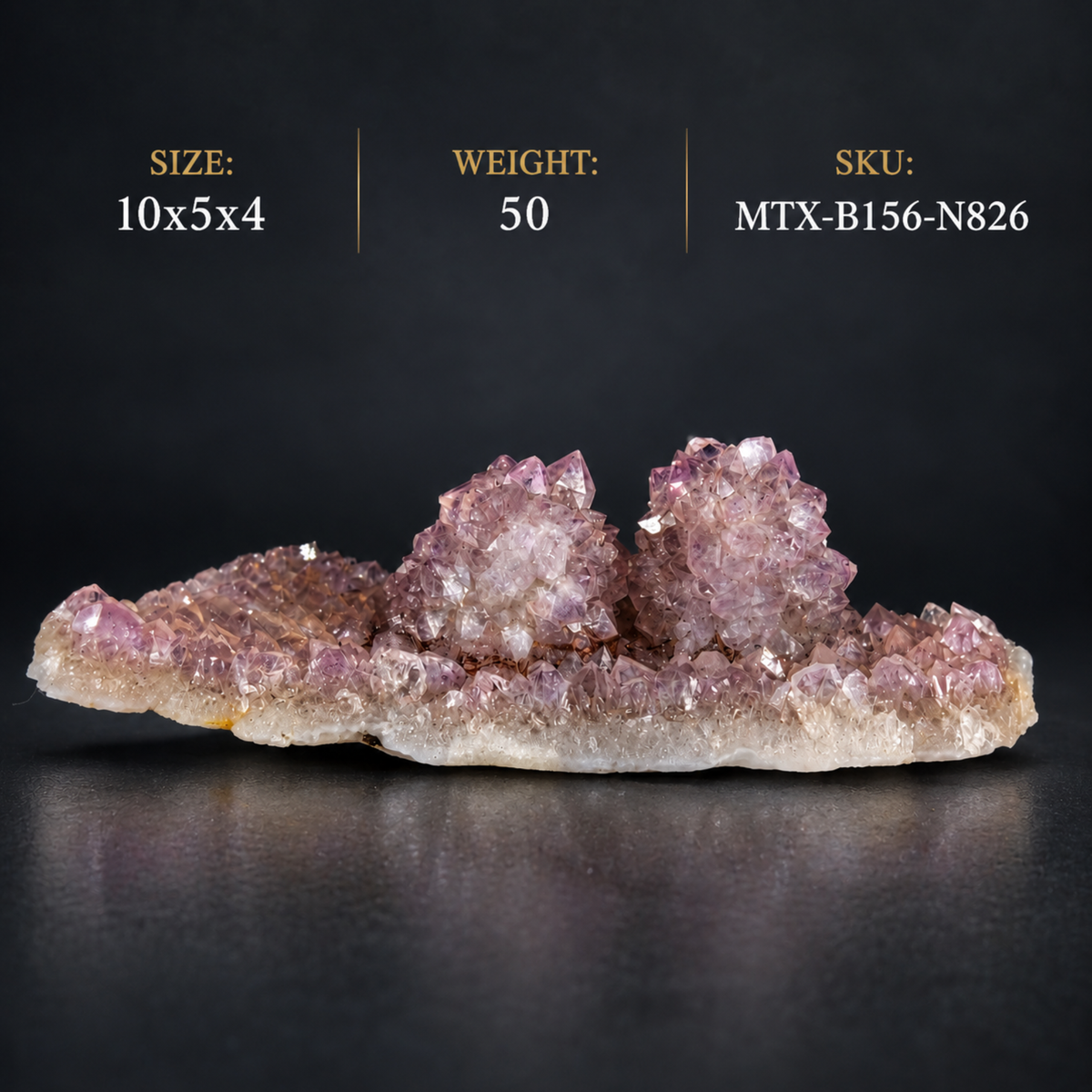 Natural Amethyst Crystal Cluster – 50 g