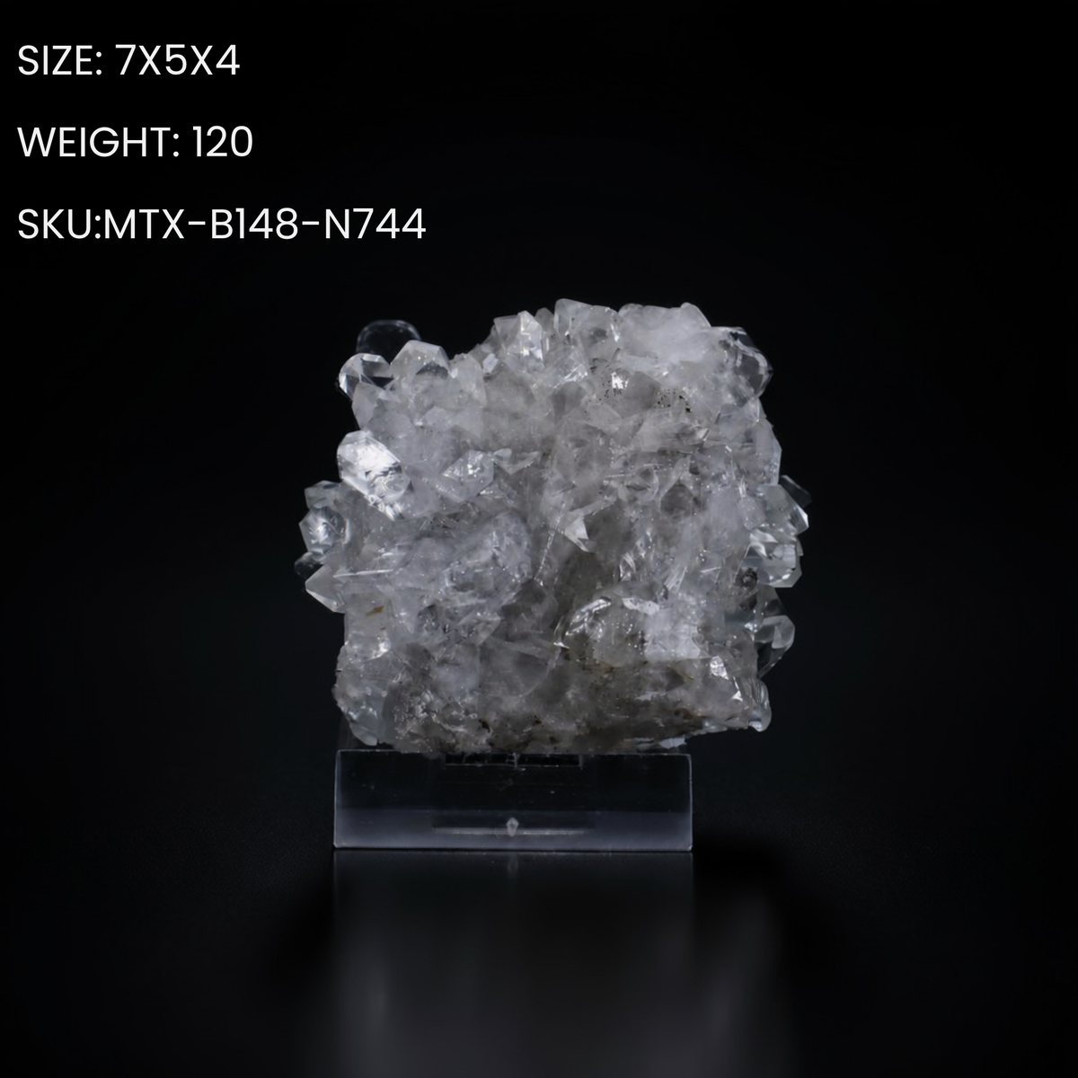 Apophyllite Crystal Cluster | 7×5×4 cm | 120g