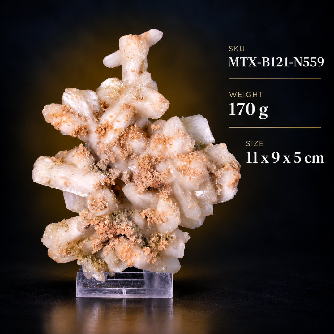 Natural Stilbite Crystal Specimen – 170 g