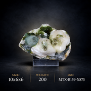 Natural Green Apophyllite with Stilbite and Heulandite – 200 g