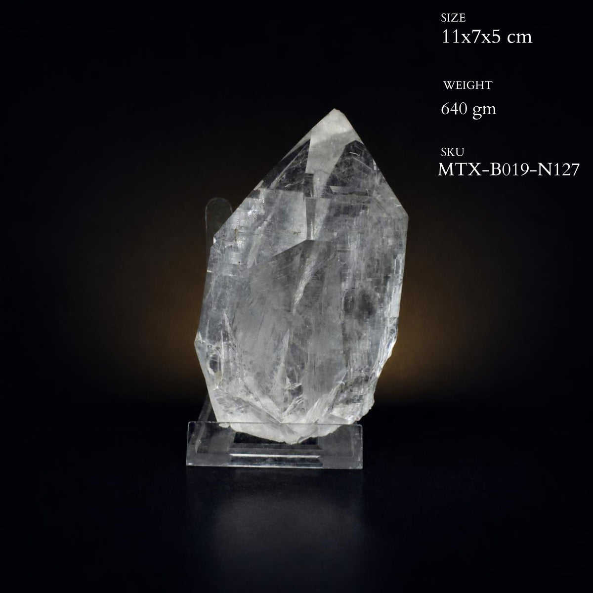 Natural Himalayan Quartz Mineral Specimen 11 × 7 × 5 cm 640 g