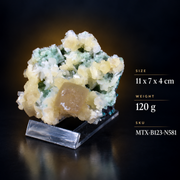 Natural Stilbite with Calcite Mineral Specimen – 120g