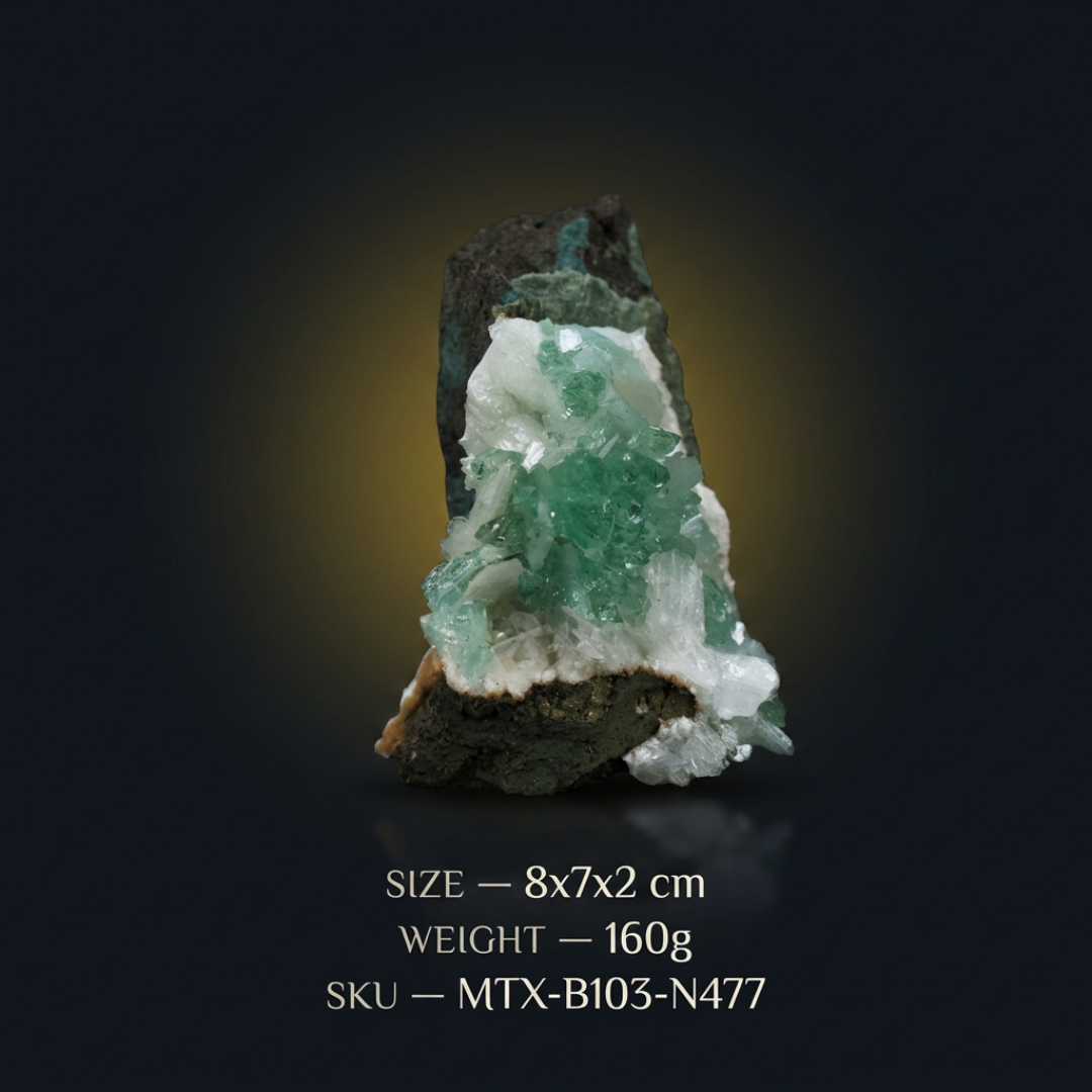 Apophyllite specimen — India, 160 g.