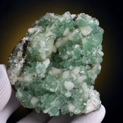 Natural Green Apophyllite, Stilbite with Heulandite Crystal Specimen – India
