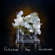 Natural Stilbite with Heulandite Crystal Specimen – 70g