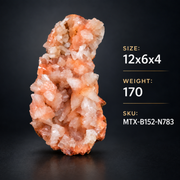 Orange Stilbite on Matrix – 170 g