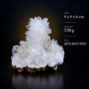 Natural White Crystal Mineral Cluster – 530 g