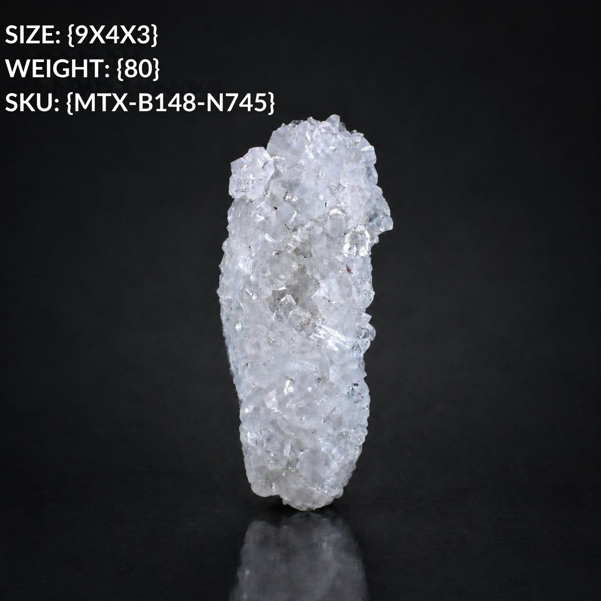 Apophyllite Crystal Cluster | 9×4×3 cm | 80g
