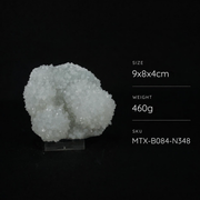 Natural Quartz Crystal Mineral Specimen – India
