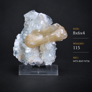 Stilbite on Heulandite Crystal Cluster 8×6×4 cm | 115g