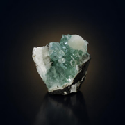 Green Apophyllite with Stilbite on Zeolite Matrix – Natural Mineral Specimen