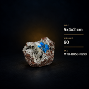 Natural Cavansite Crystal Matrix – Mineral Specimen from India