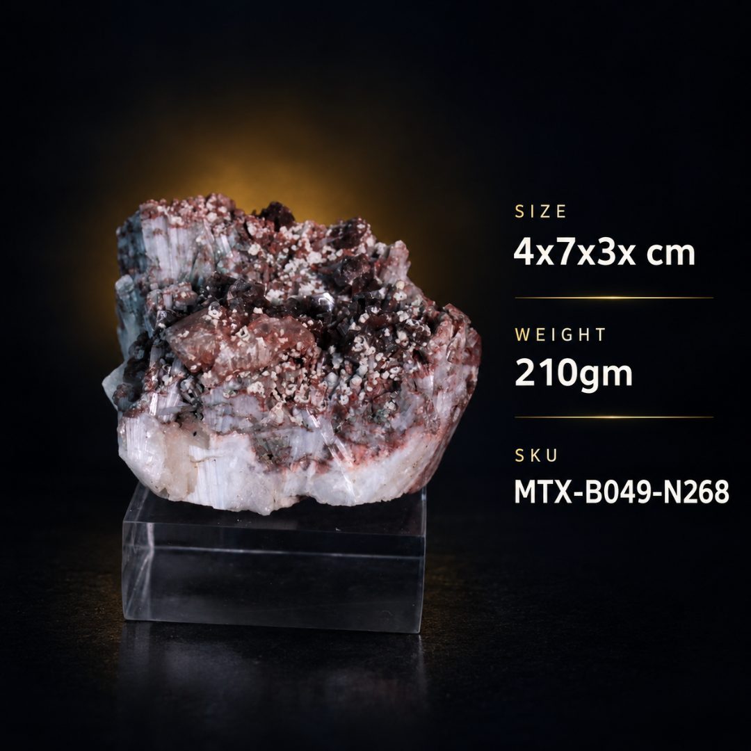 Natural Heulandite Crystal – Mineral Specimen from India