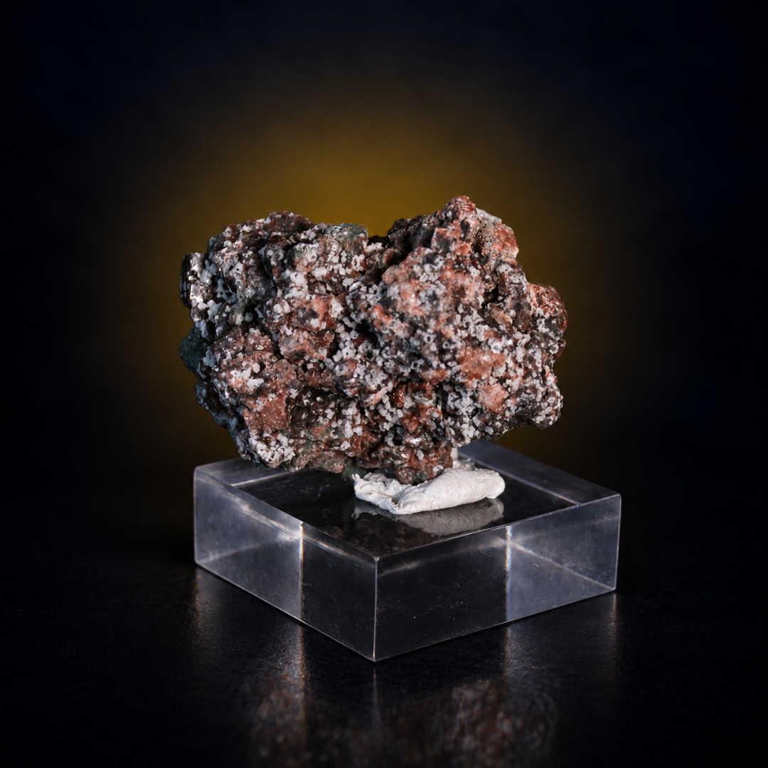 Natural Green Heulandite Crystal Matrix – Mineral Specimen from India