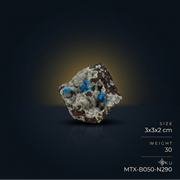 Natural Cavansite Crystal Matrix – Mineral Specimen from India