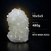 Natural Quartz Crystal Mineral Specimen – India