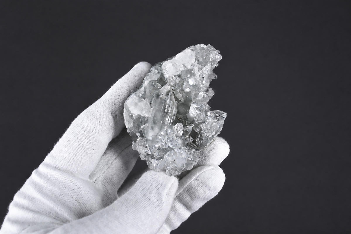 Apophyllite and Quartz specimen — India.