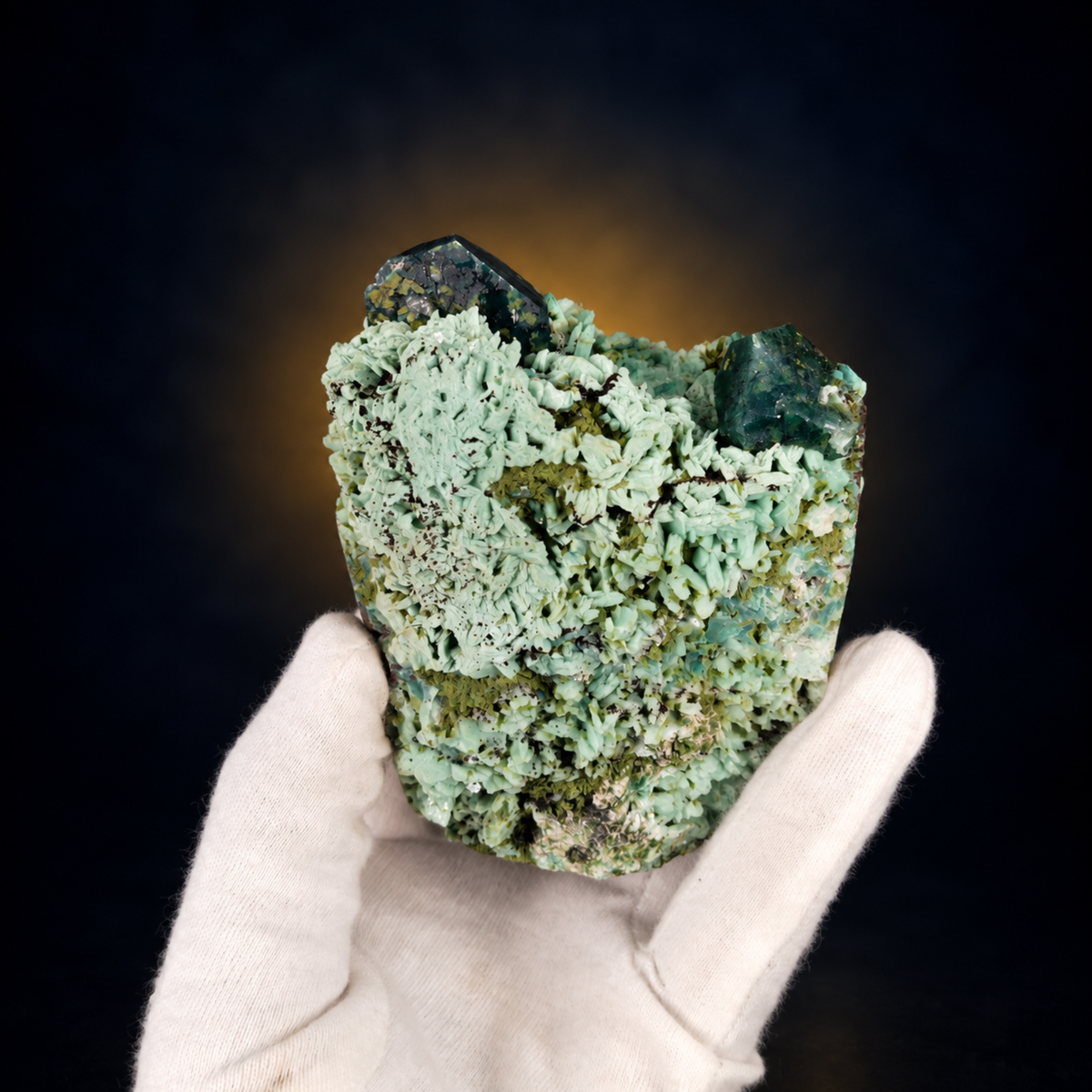 Natural Aurichalcite & Smithsonite Mineral Specimen – 460 g